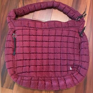 Free People FP Movement Quilted Carryall in Mulberry